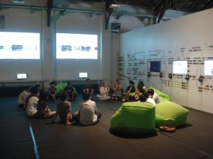 Synchronous Objects Reading Room in Taipei with workshop participants